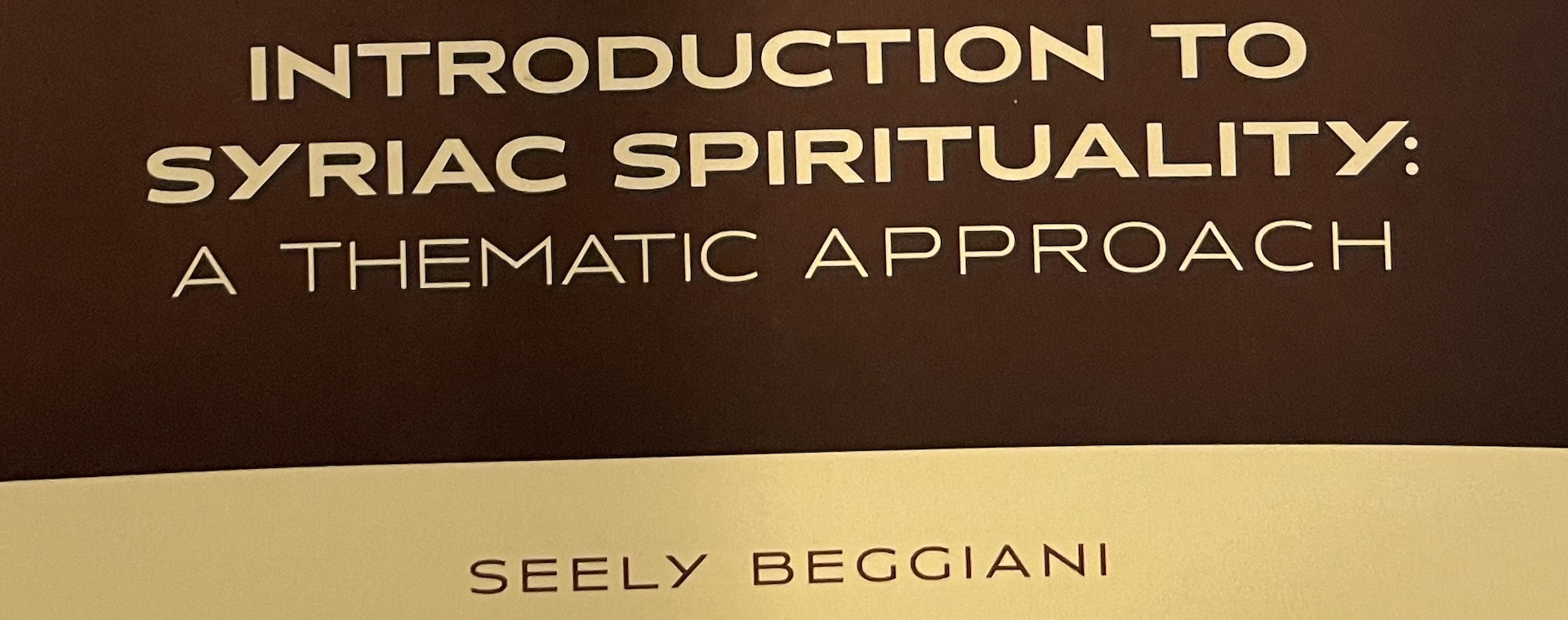 Introduction To Spirituality: A Thematic Approach